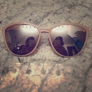 Pink cat eye aviators